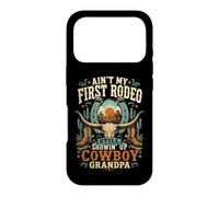 Ce n'est Pas Mon Premier Cow-Boy de rodéo. Grand-père Cow-Boy Coque pour iPhone 17 Pro