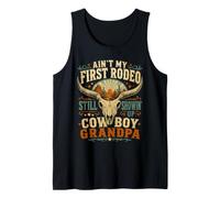 Ce n'est Pas Mon Premier Cow-Boy de rodéo. Grand-père Cow-Boy Débardeur