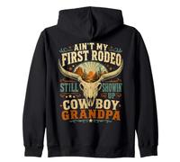 Ce n'est Pas Mon Premier Cow-Boy de rodéo. Grand-père Cow-Boy Sweat à Capuche