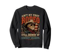 Ce n'est Pas Mon Premier Cow-Boy de rodéo. Grand-père Cow-Boy Sweatshirt
