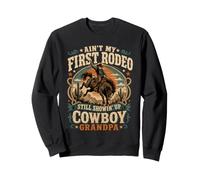 Ce n'est Pas Mon Premier Cow-Boy de rodéo. Grand-père Cow-Boy Sweatshirt