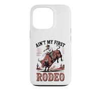 Ce n'est Pas Mon Premier rodéo Bull Riding Cowboy Western Bull Rider Coque pour iPhone 13 Pro