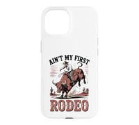 Ce n'est Pas Mon Premier rodéo Bull Riding Cowboy Western Bull Rider Coque pour iPhone 15