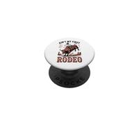 Ce n'est Pas Mon Premier rodéo Bull Riding Cowboy Western Bull Rider PopSockets PopGrip Adhésif