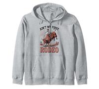 Ce n'est Pas Mon Premier rodéo Bull Riding Cowboy Western Bull Rider Sweat à Capuche