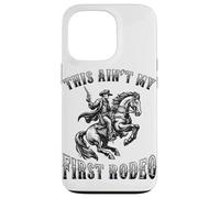 Ce n'est Pas Mon Premier rodéo Cowboy Howdy Wild West Horseback Coque pour iPhone 13 Pro