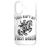 Ce n'est Pas Mon Premier rodéo Cowboy Howdy Wild West Horseback Coque pour iPhone 17