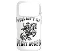 Ce n'est Pas Mon Premier rodéo Cowboy Howdy Wild West Horseback Coque pour iPhone 17 Pro