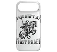 Ce n'est Pas Mon Premier rodéo Cowboy Howdy Wild West Horseback Coque pour iPhone Air