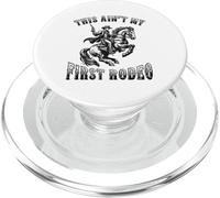 Ce n'est Pas Mon Premier rodéo Cowboy Howdy Wild West Horseback PopSockets PopGrip pour MagSafe