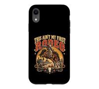 Ce n'est Pas Mon Premier rodéo, Un Western Cowboy Vintage Coque pour iPhone XR