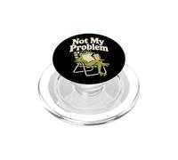 Ce n'est Pas Mon probleme Grenouille Camping Humour PopSockets PopGrip pour MagSafe
