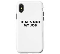 Ce n'est Pas Mon Travail Coque pour iPhone X/XS