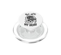Ce n'est Pas Mort, ça VIT dans ma tête Hip Hop Rap PopSockets PopGrip pour MagSafe