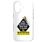 Ce n'est Pas Parce Que J'Ai couché avec toi Que Je Vais Skier avec toi Coque pour iPhone 17