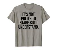 Ce n'est Pas Poli de Regarder fixement, mais Je comprends la Gymnastique Motivationnelle T-Shirt