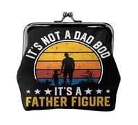 Ce n'est Pas Un Corps de Papa, C'est Une Figure paternelle ! Porte-Monnaie en Similicuir pour Femme, avec Fermoir Baiser, Fonctionnel et doté d'une Double Fermeture à Clip. Idée Cadeau Originale po