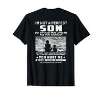 Ce n'est Pas Un Fils Parfait mais ma mère Folle m'aime Maman sur Le Dos T-Shirt
