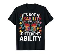 Ce n'est Pas Un Handicap, C'est Une capacité différente. Autisme Amusant T-Shirt