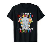 Ce n'est pas un handicap, c'est une capacité différente Elephant Auti T-Shirt
