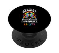 Ce n'est Pas Un Handicap, C'est Une capacité différente : l'Autisme PopSockets PopGrip Adhésif