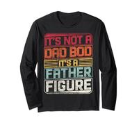 Ce n'est Pas Un Papa, C'est Une Figure paternelle, Un Dicton Amusant et rétro Manche Longue