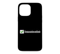 Ce n'est Pas Un Robot, Un mème Internet Amusant Coque pour iPhone 13 Pro Max