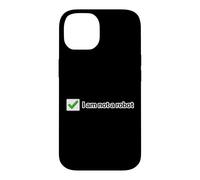 Ce n'est Pas Un Robot, Un mème Internet Amusant Coque pour iPhone 14