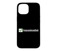 Ce n'est Pas Un Robot, Un mème Internet Amusant Coque pour iPhone 15