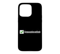 Ce n'est Pas Un Robot, Un mème Internet Amusant Coque pour iPhone 15 Pro Max