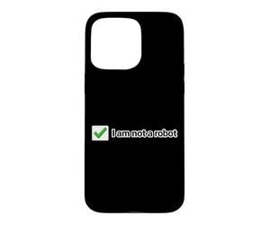 Ce n'est Pas Un Robot, Un mème Internet Amusant Coque pour iPhone 15 Pro Max