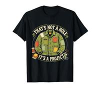 Ce n'est Pas Un Trou, C'est Un Projet de Couture Visible T-Shirt Graphique avec Valeur