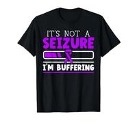 Ce n'est Pas Une Crise Je Fais Attention à l'épilepsie T-Shirt Graphique avec Valeur, Homme, Noir, S