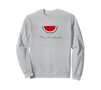 Ce n'est Pas Une pastèque - Palestine Fun Sweatshirt