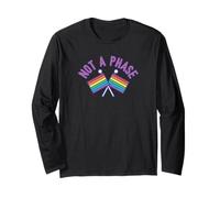 Ce n'est Pas Une Phase ! Drapeau Arc-en-Ciel LGBTQI Pride Manche Longue