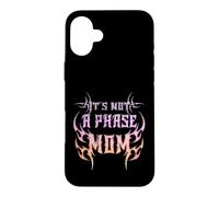 Ce n'est Pas Une Phase, Maman ! Emo esthétique Gothique Coque pour iPhone 16 Plus