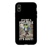 Ce n'est Pas Une Promenade de proxénètes, C'est Gout Funny Frog Coque pour iPhone X/XS