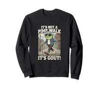 Ce n'est Pas Une Promenade de proxénètes, C'est Gout Funny Frog Sweatshirt