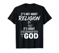 Ce n'est Pas Une Question de Religion, C'est Une Relation chrétienne T-Shirt