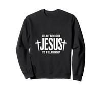 Ce n'est Pas Une Religion | Conception de Relations de Foi chrétienne Sweatshirt