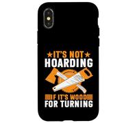 Ce n'est Pas Une thésaurisation si C'est du Bois pour Tourner Le retourneur à Bois Coque pour iPhone X/XS