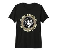 Ce n'est Pas Une vantardise si Vous Pouvez Le Soutenir Treeing Walker Coonhound T-Shirt Haut de Gamme