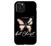 Ce n'est Plus Moi, mais Le Christ (Galates 2:20) Christian Butterfly Coque pour iPhone 11 Pro