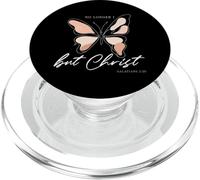 Ce n'est Plus Moi, mais Le Christ (Galates 2:20) Christian Butterfly PopSockets PopGrip pour MagSafe