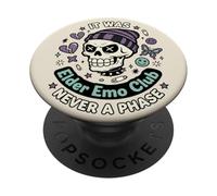 Ce n'était jamais Un Squelette de Phase pour Elder Emo Club PopSockets PopGrip Adhésif