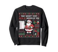 Ce n'était pas très axé sur les données de votre part - Funny Christmas Sweatshirt