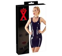 Ce Noir Mini Robe Liegt Comme Un Deuxième Peau sur Les Courbes Et près Du Corps