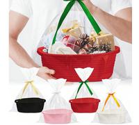 Ce panier-cadeau tressé à la main et ce panier de rangement en corde sont très adaptés pour ranger des collations, des jouets, des cadeaux, des cosmétiques, des articles de toilette, etc. C'est un pan