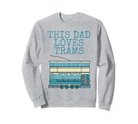 Ce papa adore les tramways, tramway de la fête des pères Sweatshirt