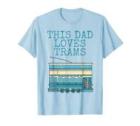 Ce papa adore les tramways, tramway de la fête des pères T-Shirt